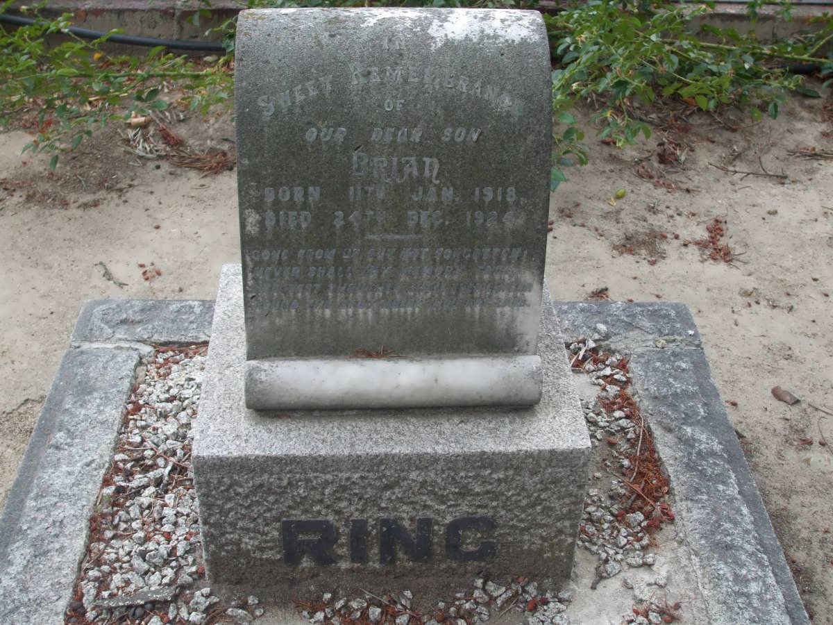 RING Brian 1918-1924