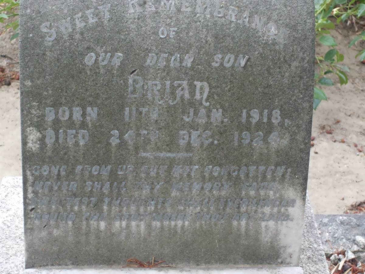 RING Brian 1918-1924