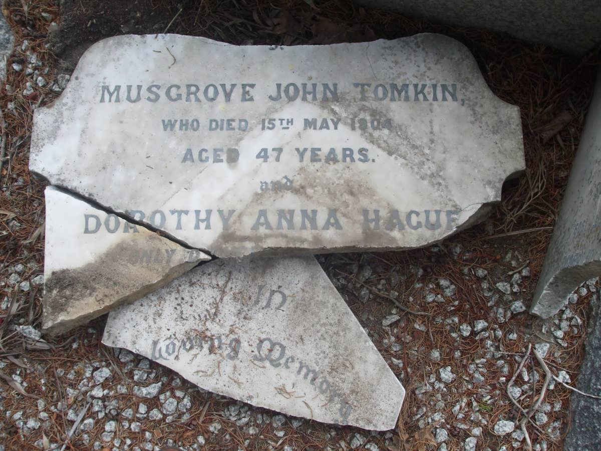 TOMKIN Musgrove John -1904 :: HAGUE Dorothy Anna -1909