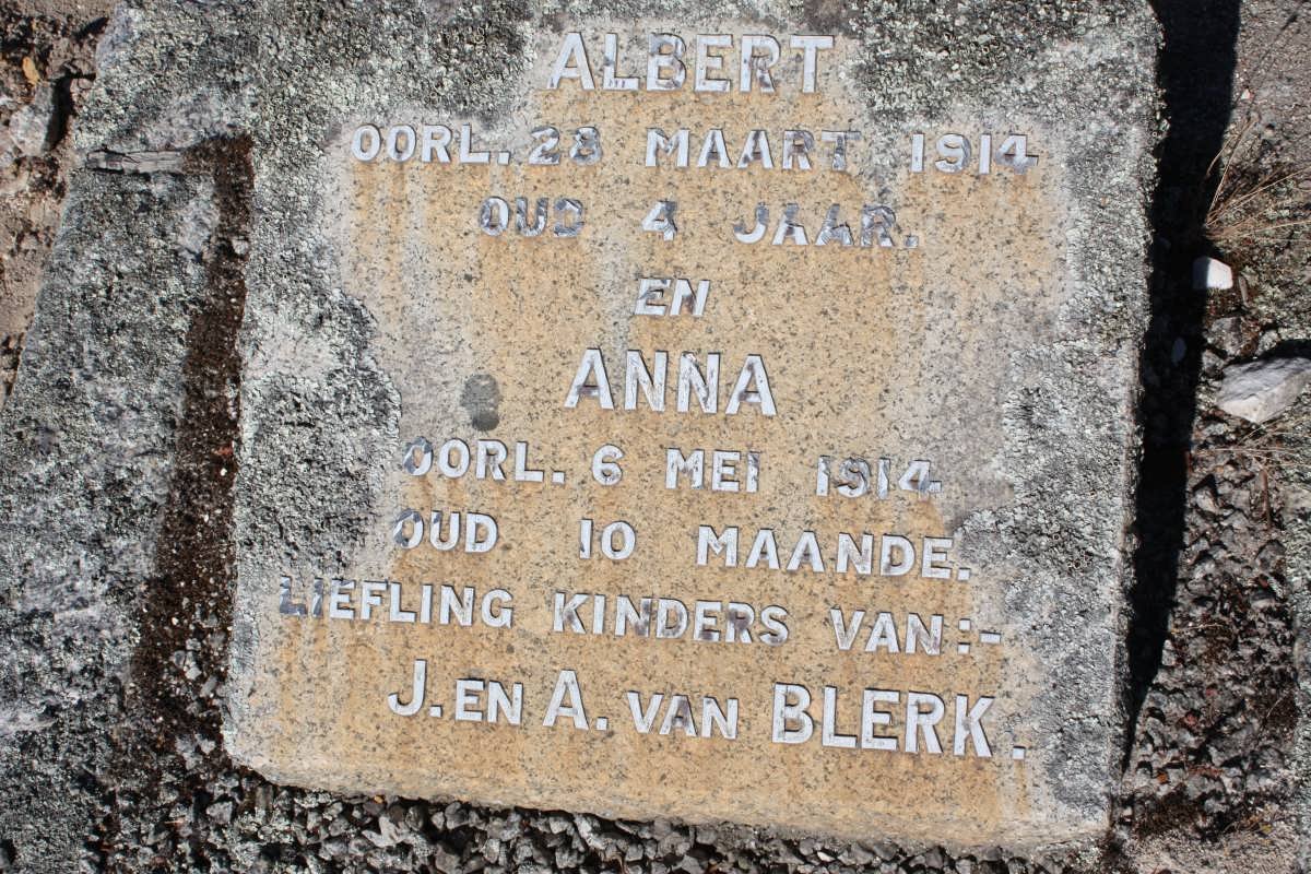 BLERK Albert, van -1914 :: VAN BLERK Anna -1914