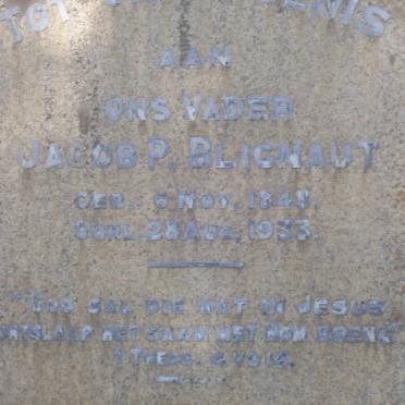BLIGNAUT Jacob P. 1848-1933