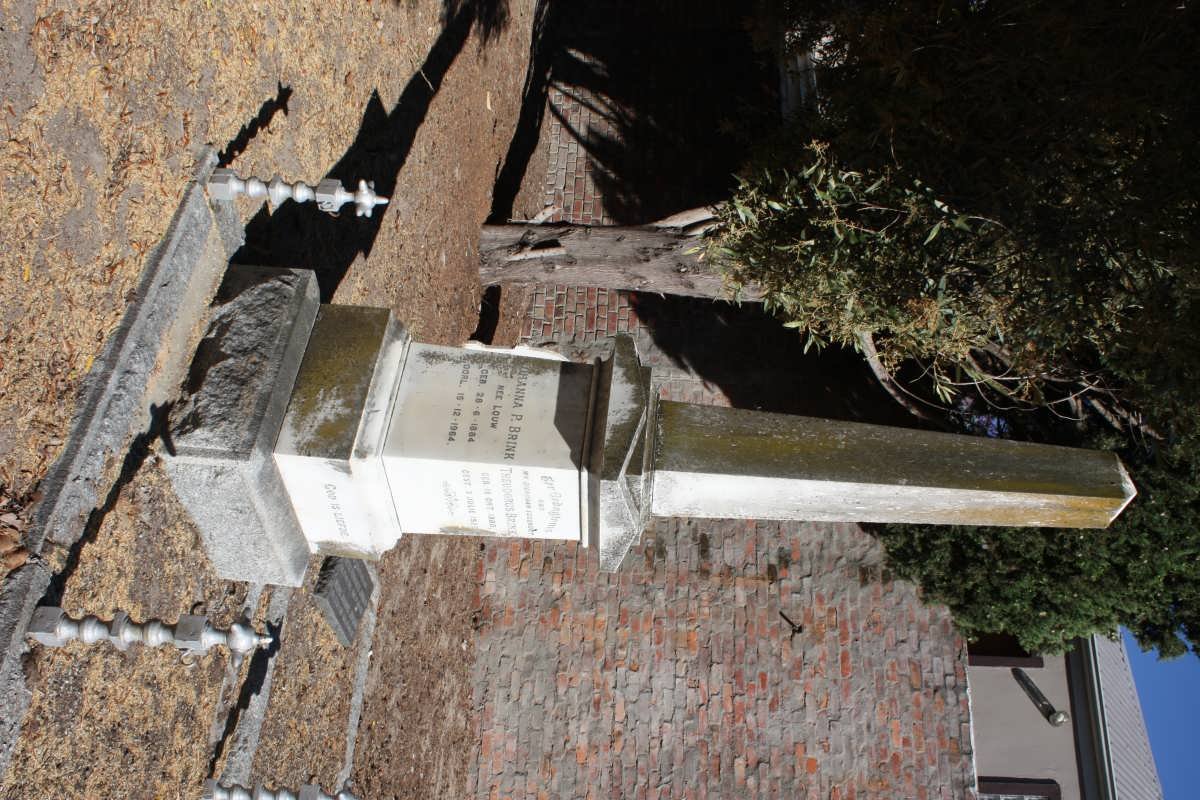 BRINK Theodorus 1880-1926 &amp; Johanna P. LOUW 1884-1964