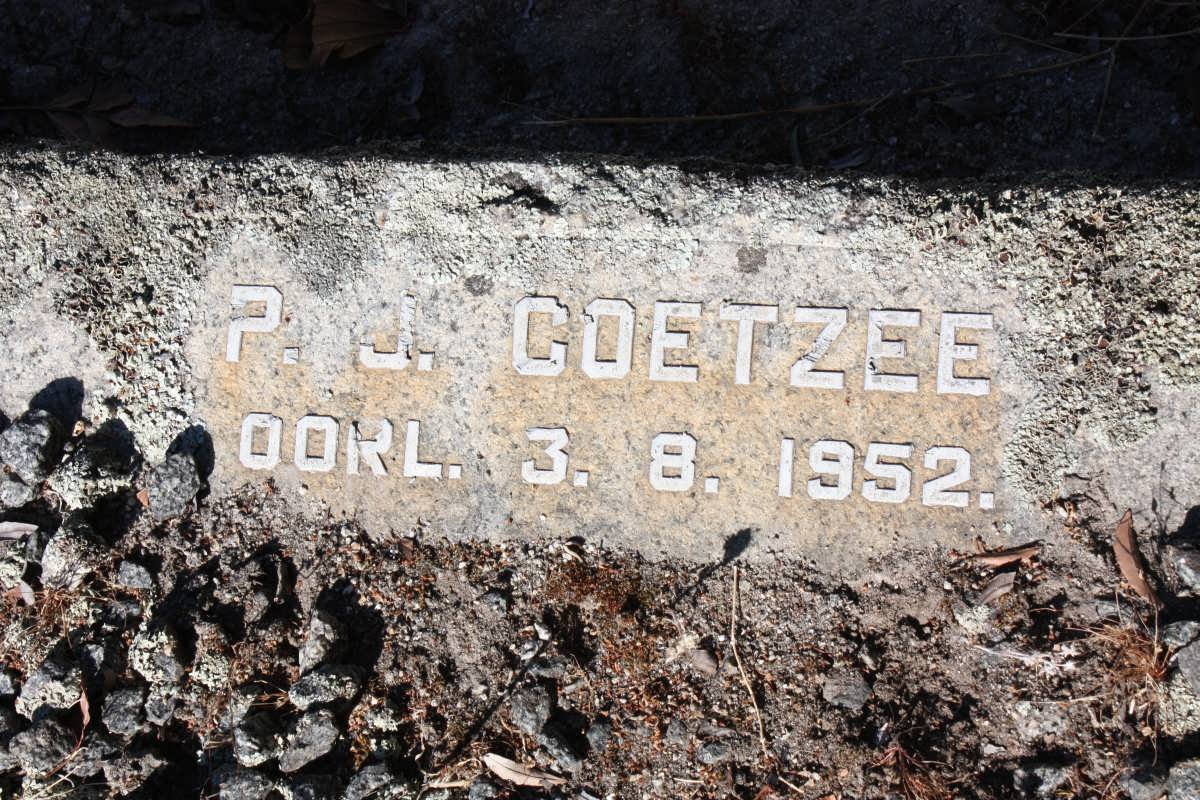 COETZEE P.J. -1952
