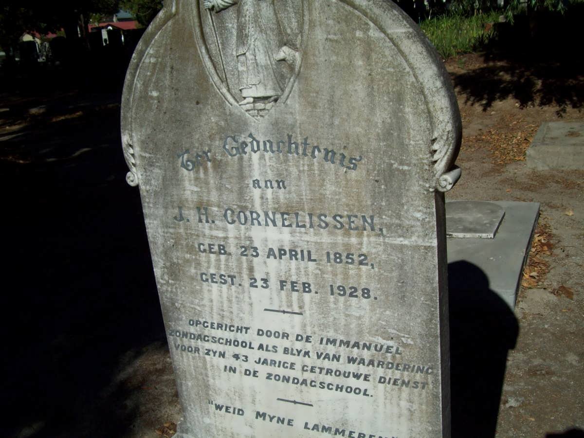 CORNELISSEN J.H. 1852-1928