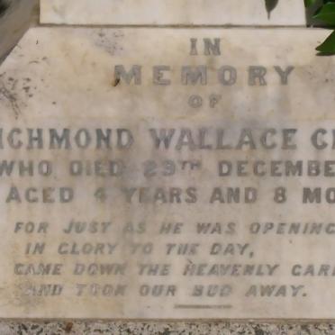 CLOETE Richmond Wallace -1899