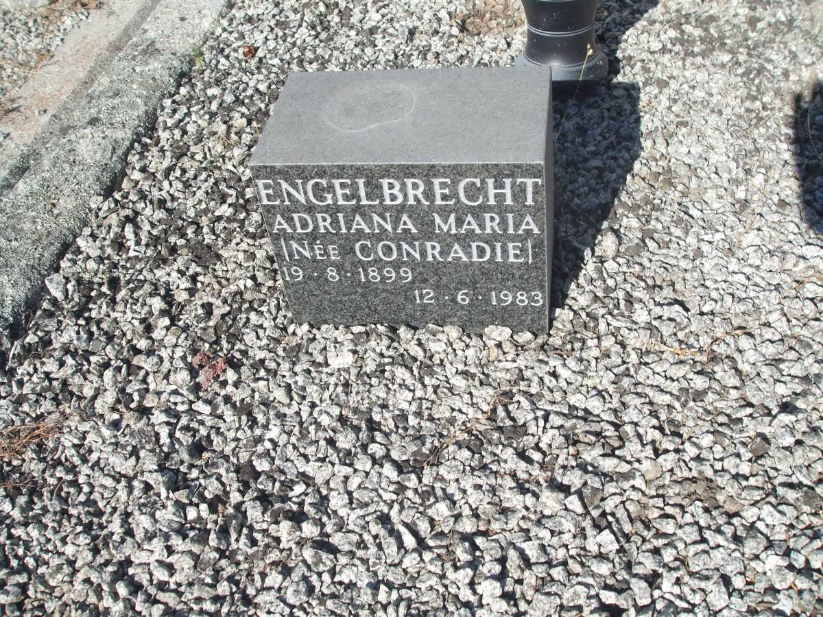 ENGELBRECHT Adriana Maria nee CONRADIE 1899-1983