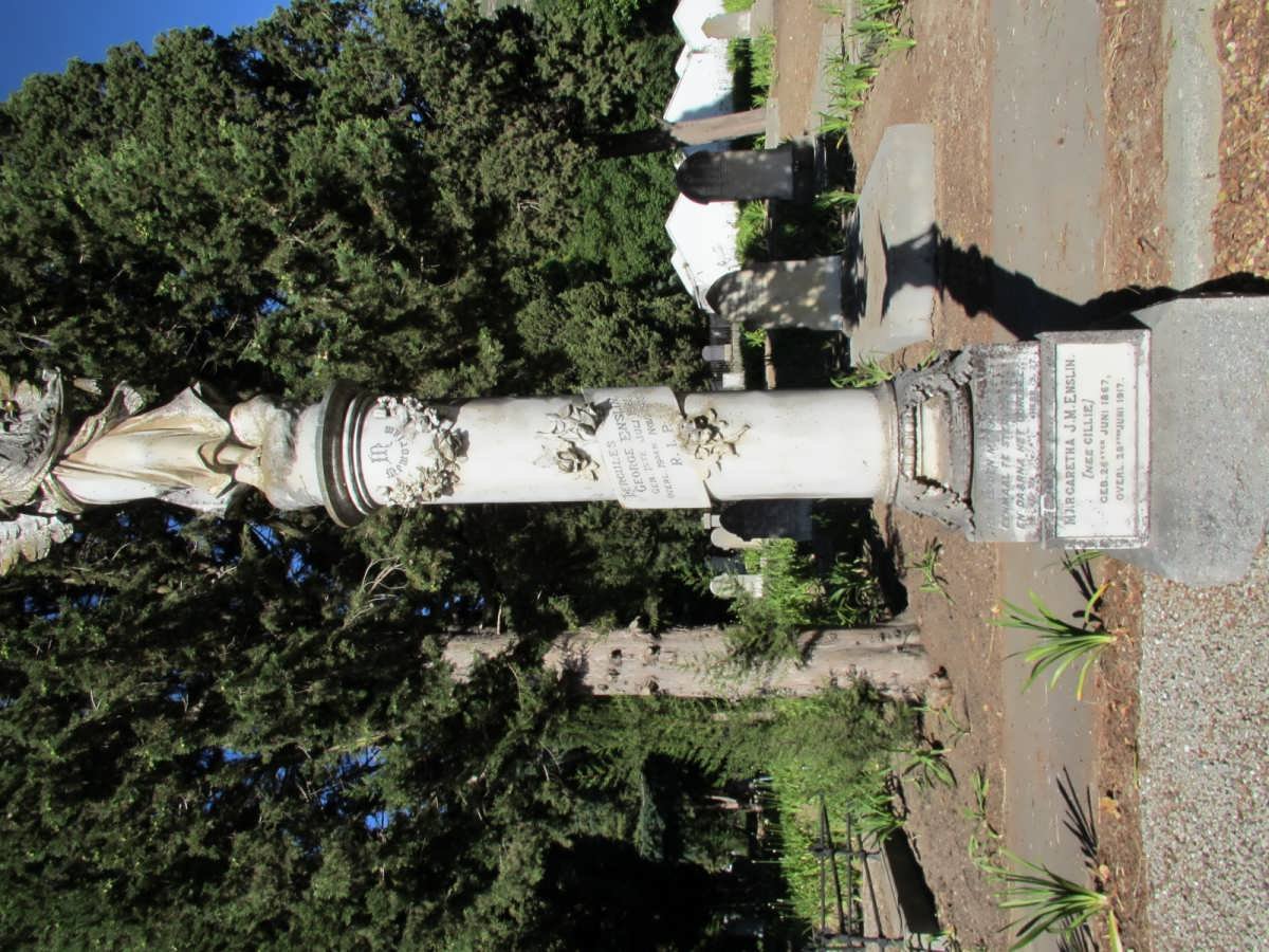ENSLIN Hercules George 1861-1913 &amp; Margaretha J.M. CILLIE 1867-1917