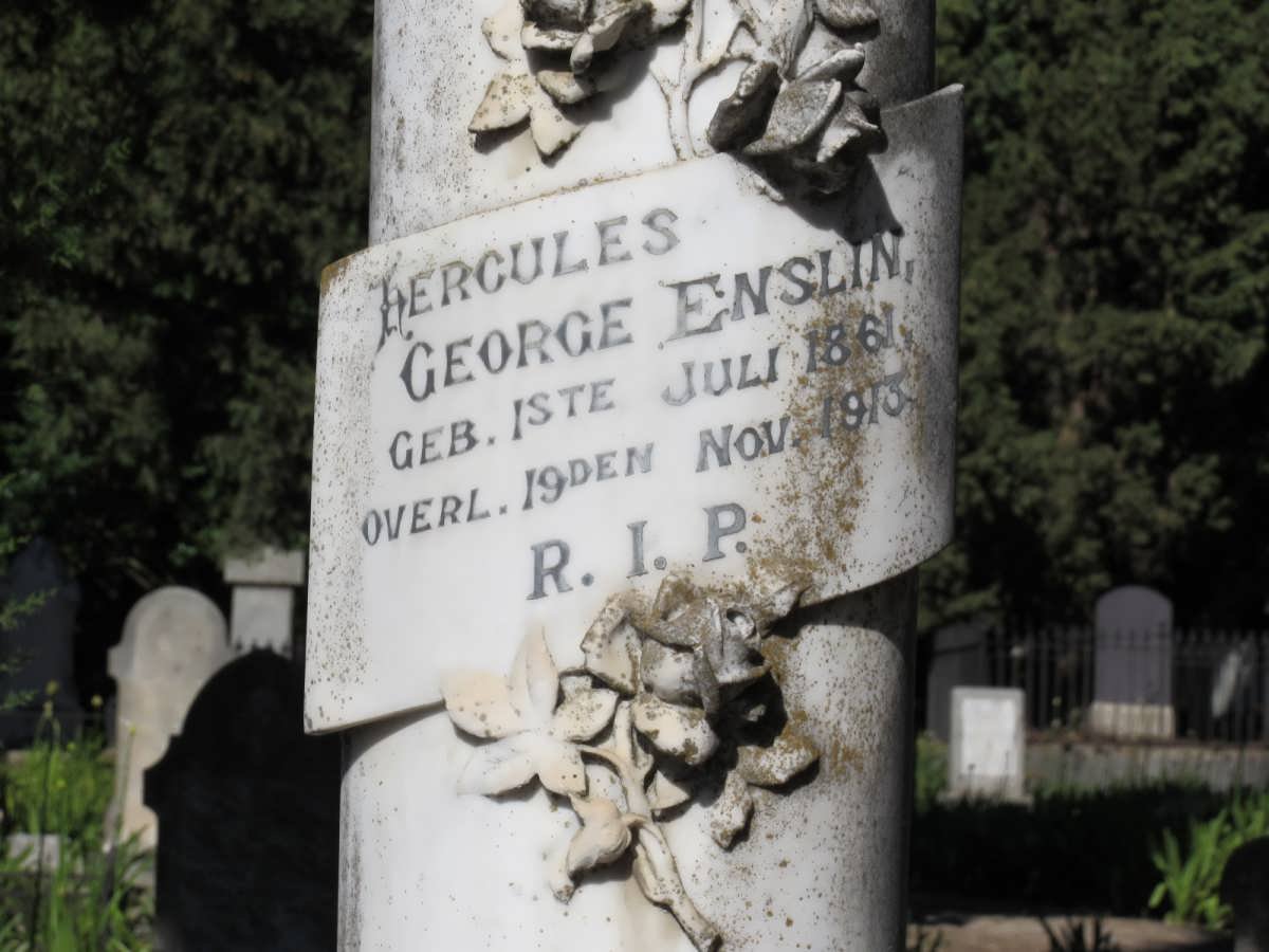 ENSLIN Hercules George 1861-1913