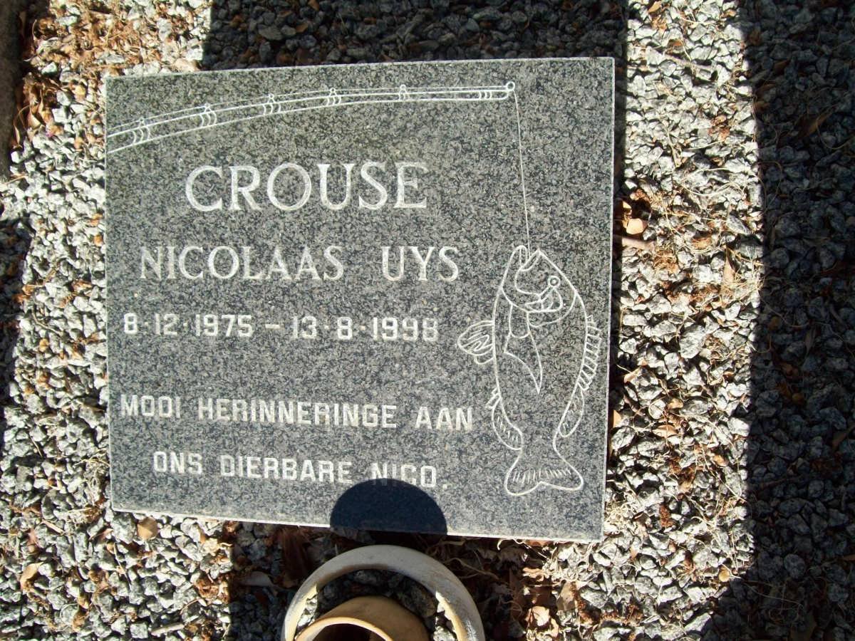 CROUSE Nicolaas Uys 1975-1998