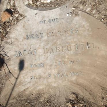 HABLÜTZEL Jacob 181?-1839 &amp; ?