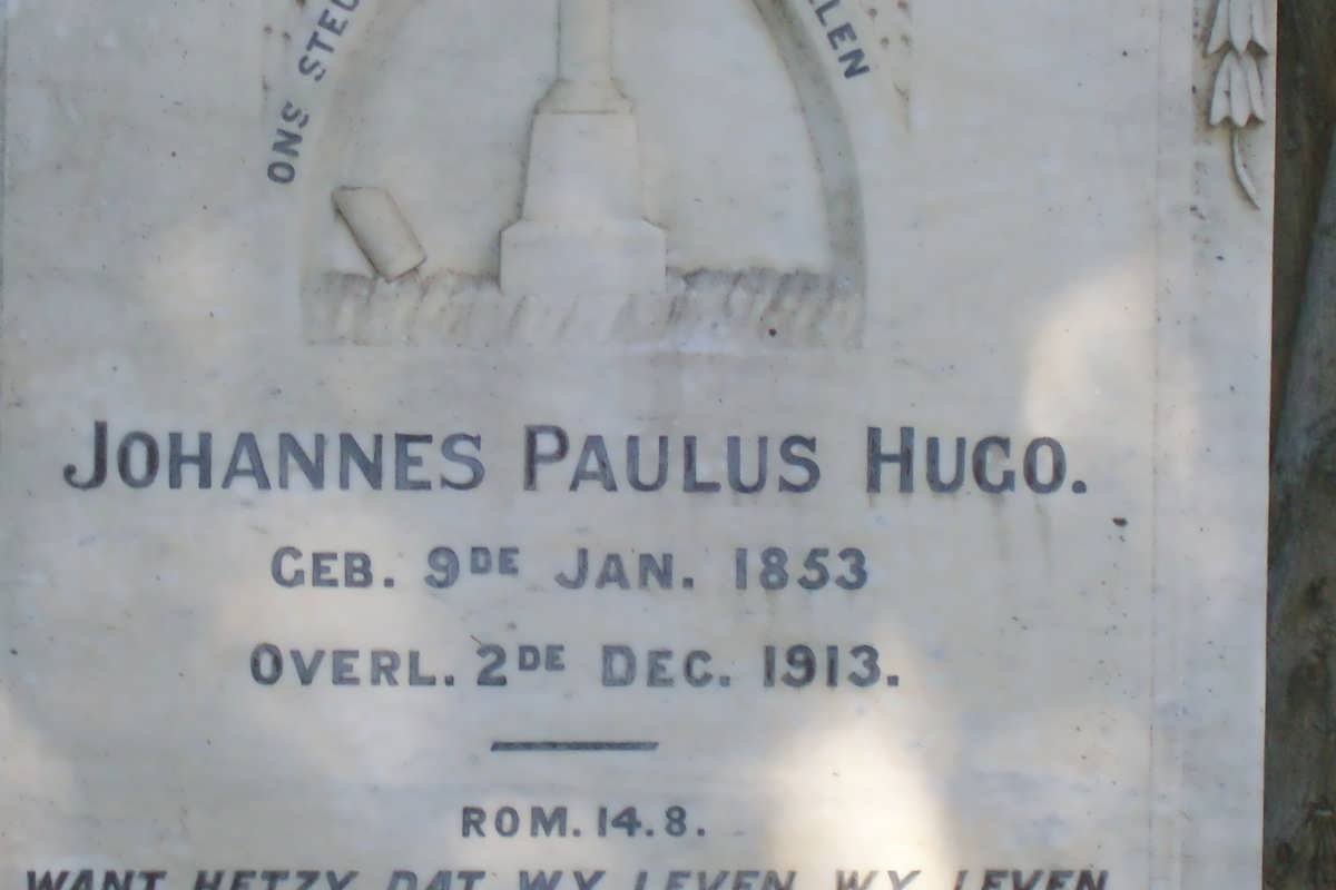 HUGO Johannes Paulus 1853-1913