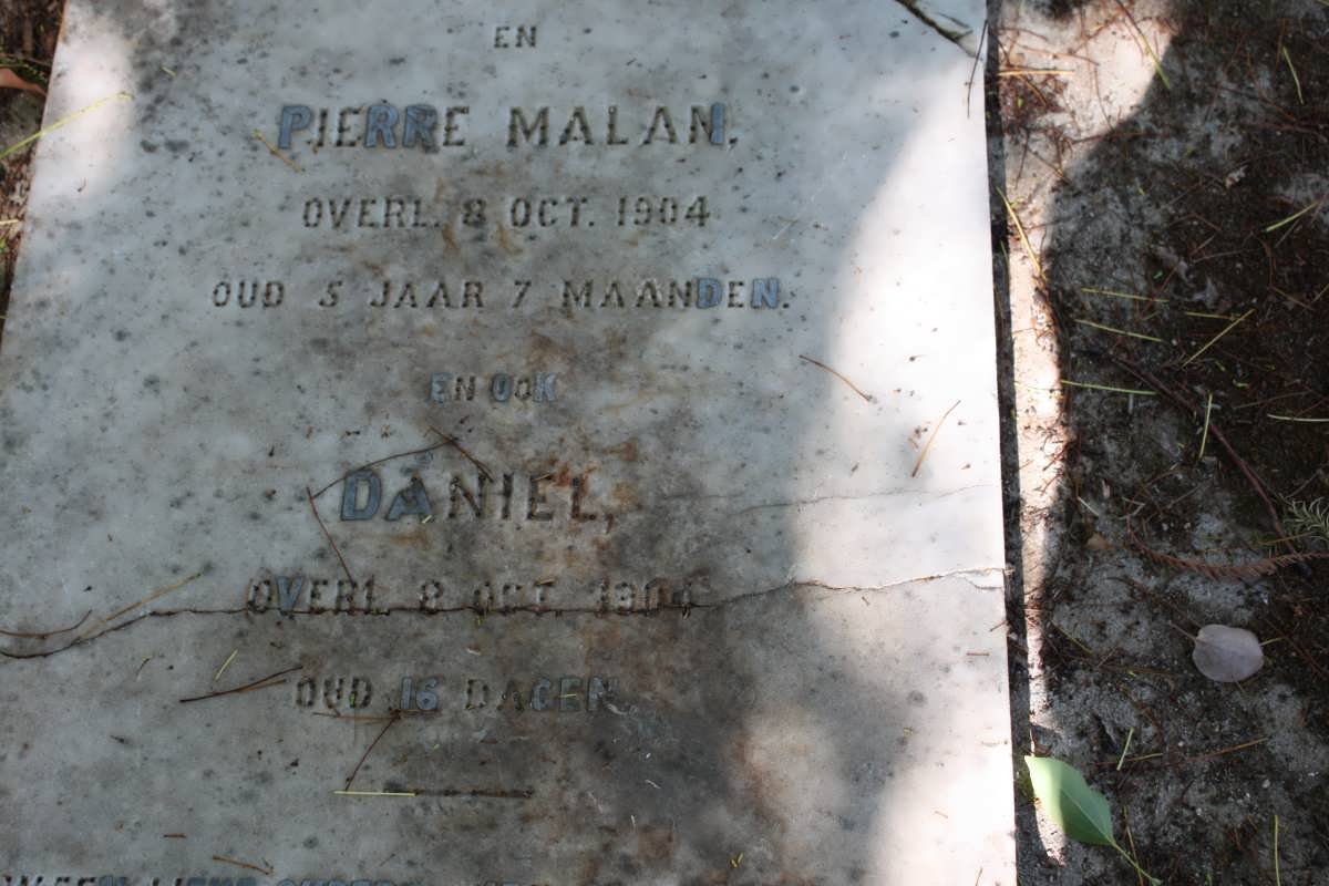 JOUBERT Pierre Malan -1904 :: JOUBERT Daniel -1906