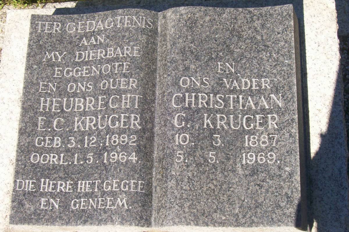 KRUGER G. 1887-1969 &amp; Heubrecht E.C. 1892-1964 