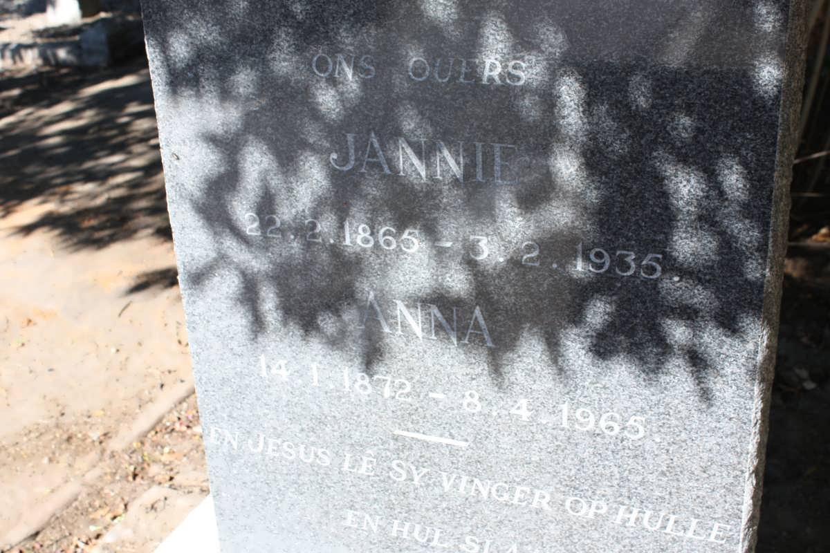 KLERK Jannie, de 1865-1935 &amp; Anna 1872-1965