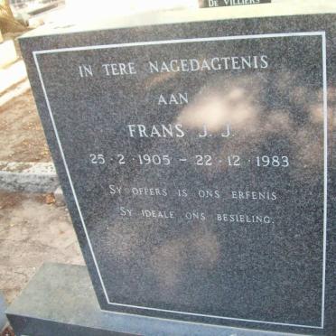 KIRSTEN Frans J.J. 1905-1983 &amp; Magdalena Susanna BASSON 1907-1982 