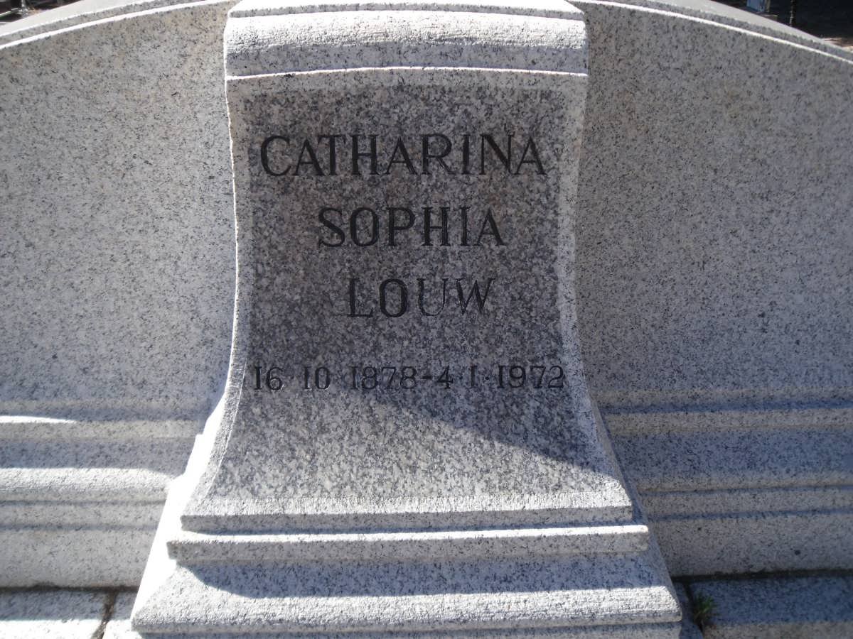 LOUW Catharina Sophia 1878-1972