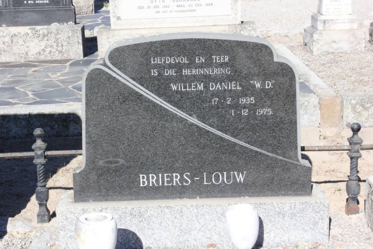 LOUW Willem Daniel, Briers 1935-1975