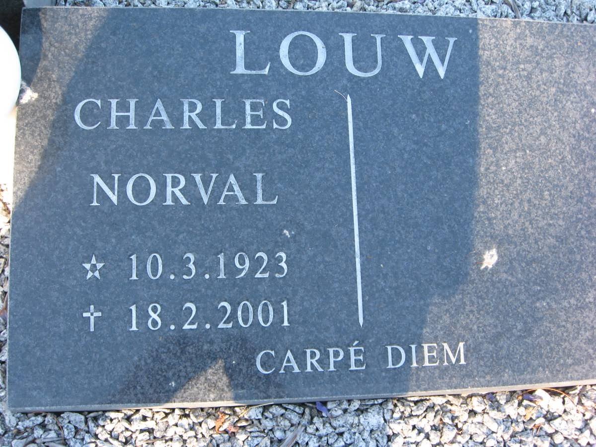 LOUW Charles Norval 1923-2001