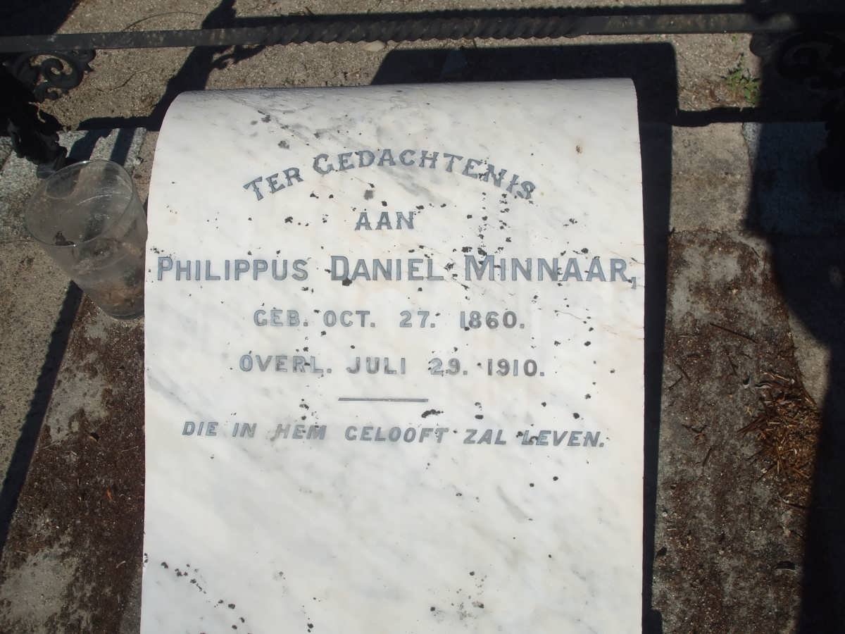 MINNAAR Philippus Daniel 1860-1910 :: MINNAAR Flippie 1944-1944