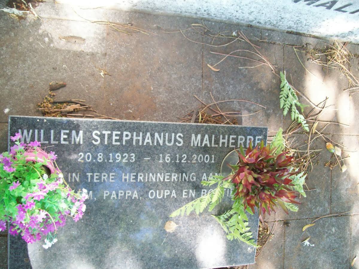 MALHERBE Willem Stephanus 1923-2001