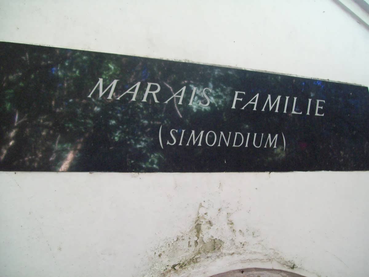 1. MARAIS FAMILY