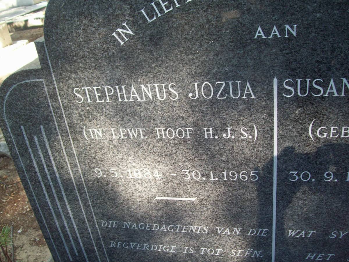 MALHERBE Stephanus Jozua 1884-1965 