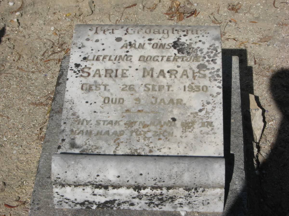 MARAIS Sarie -1930