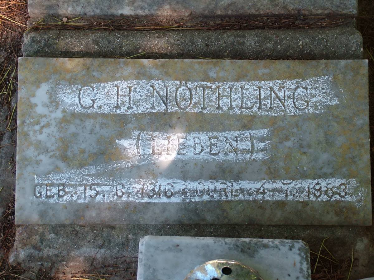 NOTHLING G.H. 1916-1983