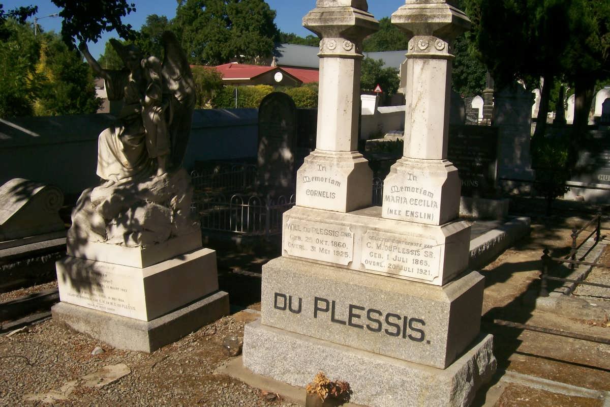 PLESSIS Cornelis Moll, du 1860-1925 &amp; Maria Cecilia ENSLIN 1865-1921