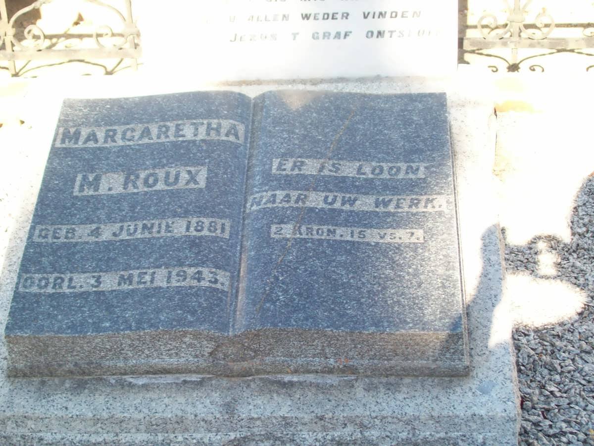 ROUX Margaretha 1881-1943