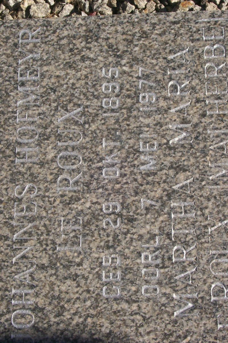 ROUX Johannes Hofmeyr, le 1895-1977