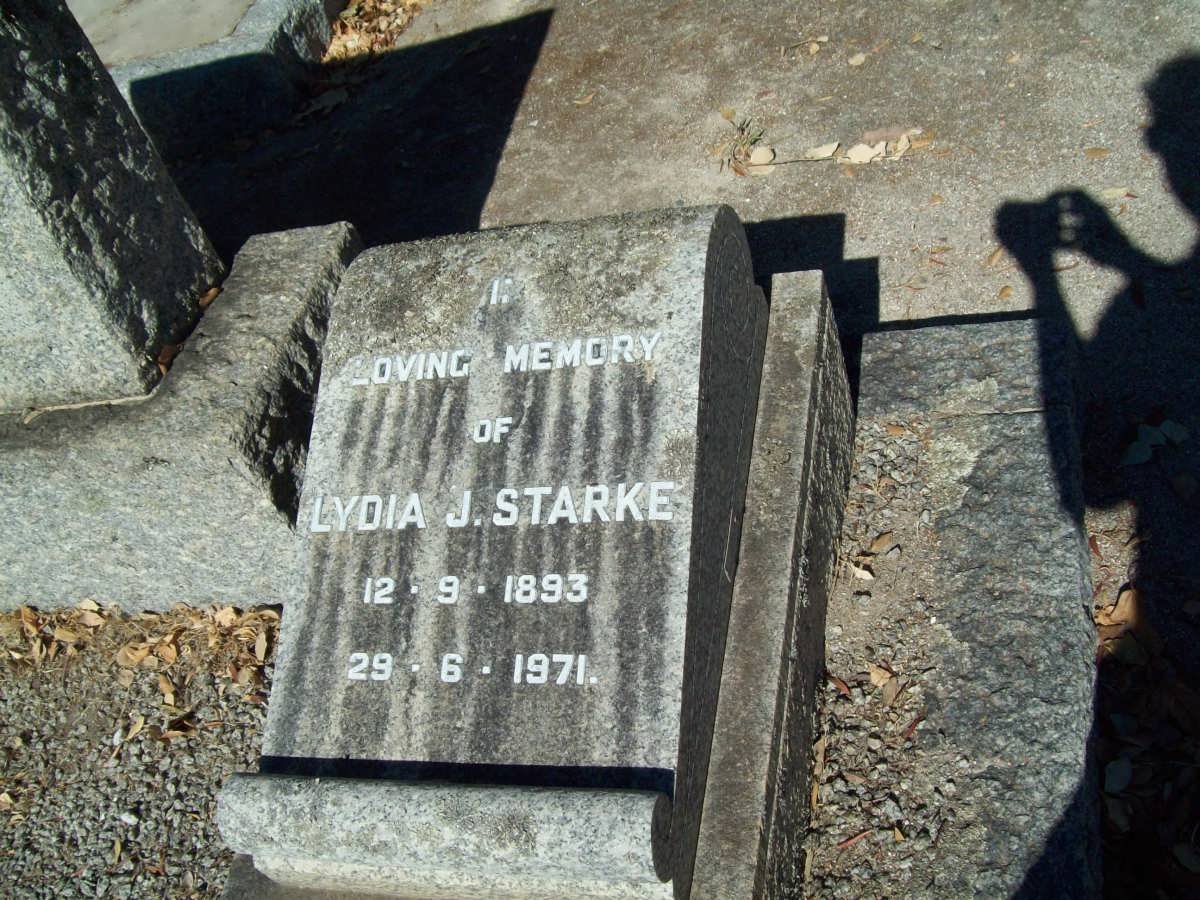 STARKE Lyda J. 1893-1971