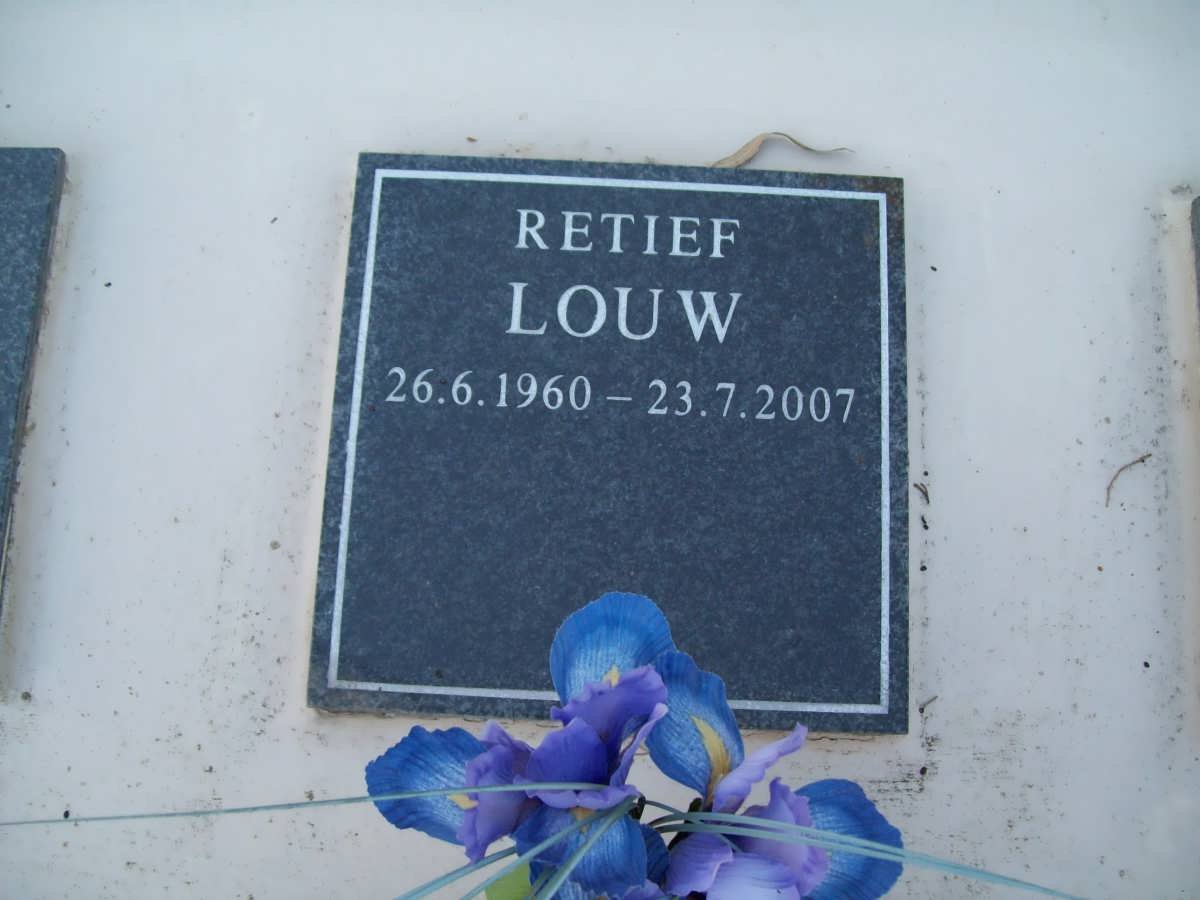 LOUW Retief 1960-2007