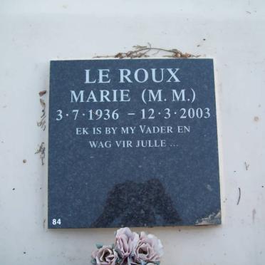 ROUX M.M., le 1936-2003