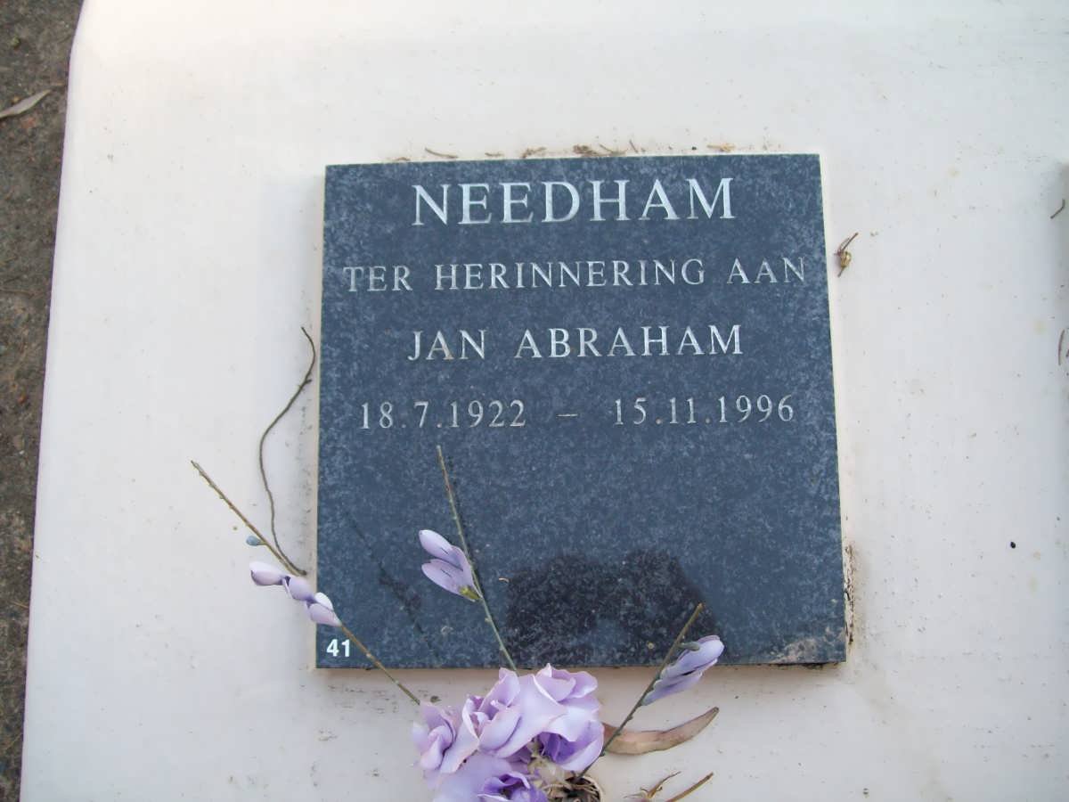 NEEDHAM Jan Abraham 1922-1996