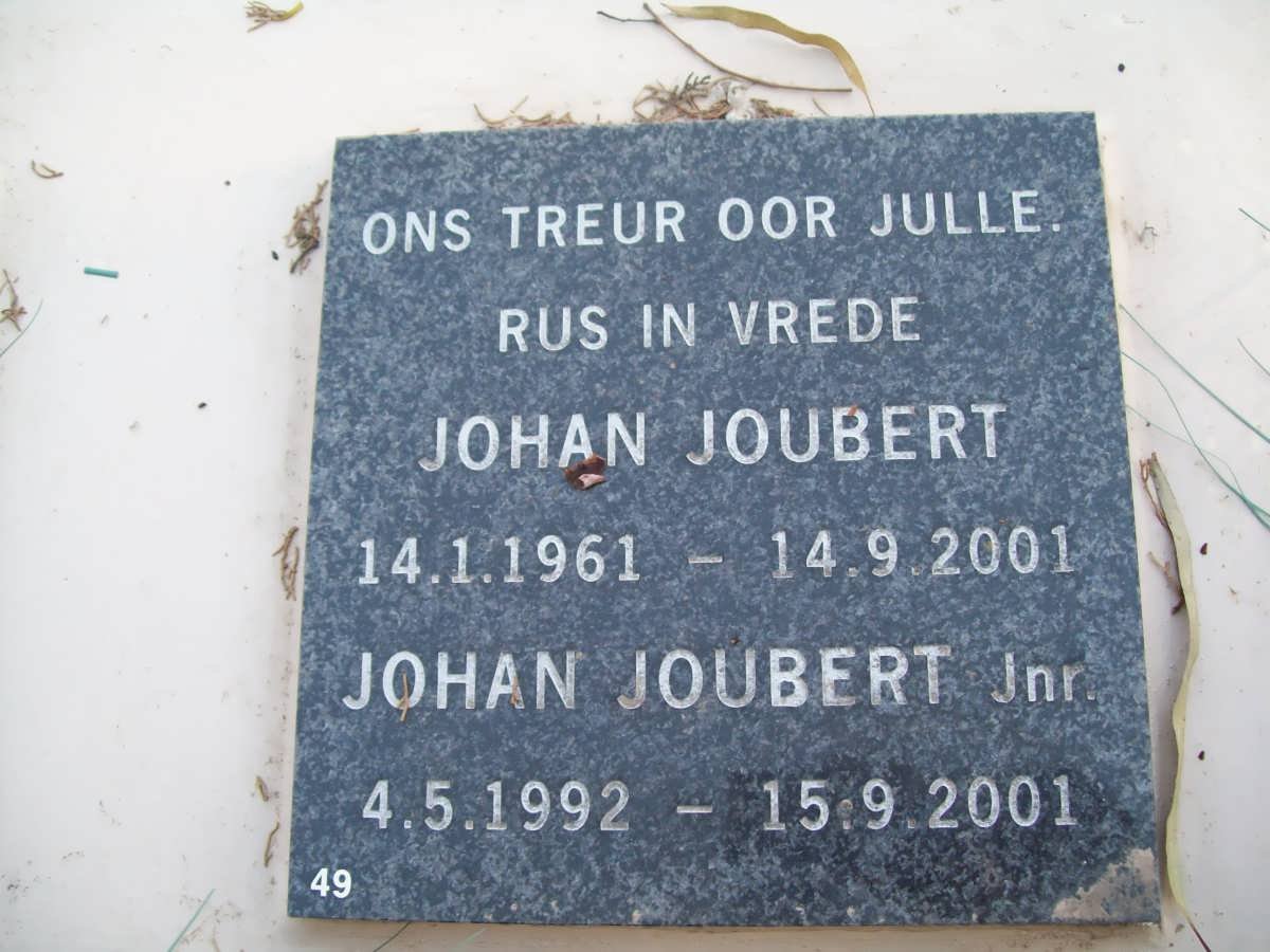 JOUBERT Johan 1961-2001 :: JOUBERT Johan 1992-2001