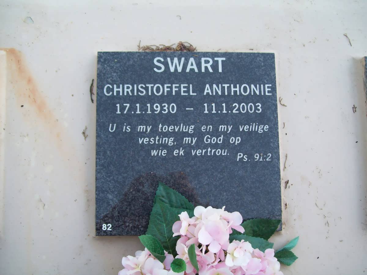 SWART Christoffel Anthonie 1930-2003
