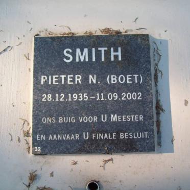 SMITH Pieter N. 1935-2002