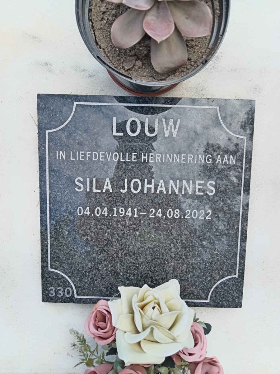 LOUW Sila Johannes 1941-2022