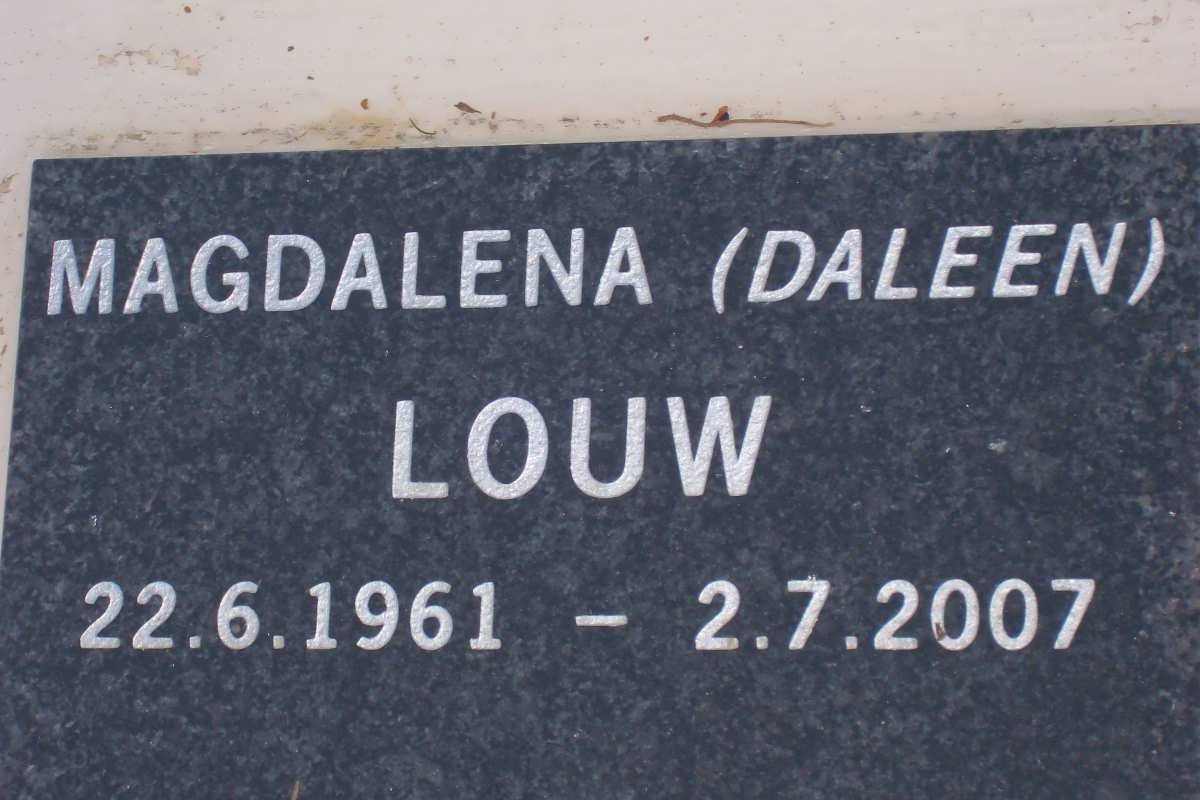 LOUW Magdalena 1961-2007