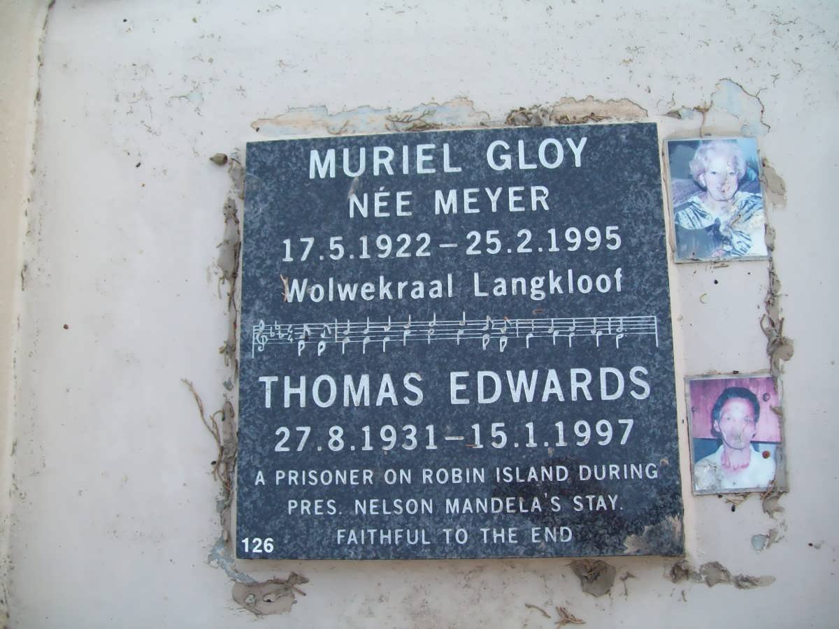 GLOY Muriel nee MEYER 1922-1995 :: EDWARDS Thomas 1931-1997