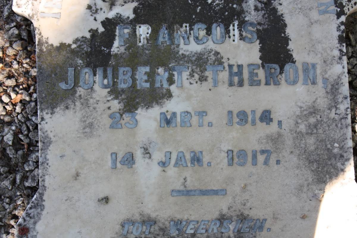 THERON Francois Joubert 1914-1917