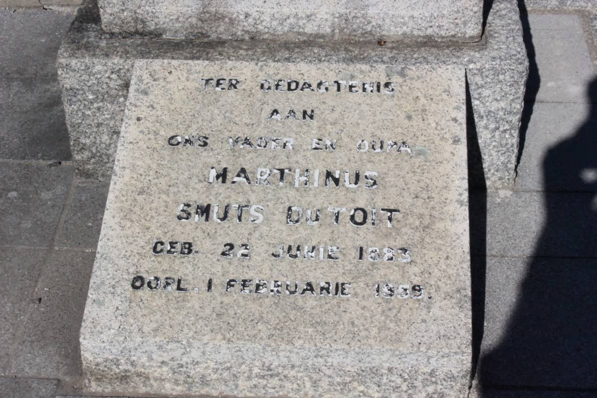 TOIT Marthinus Smuts, du 1883-1959