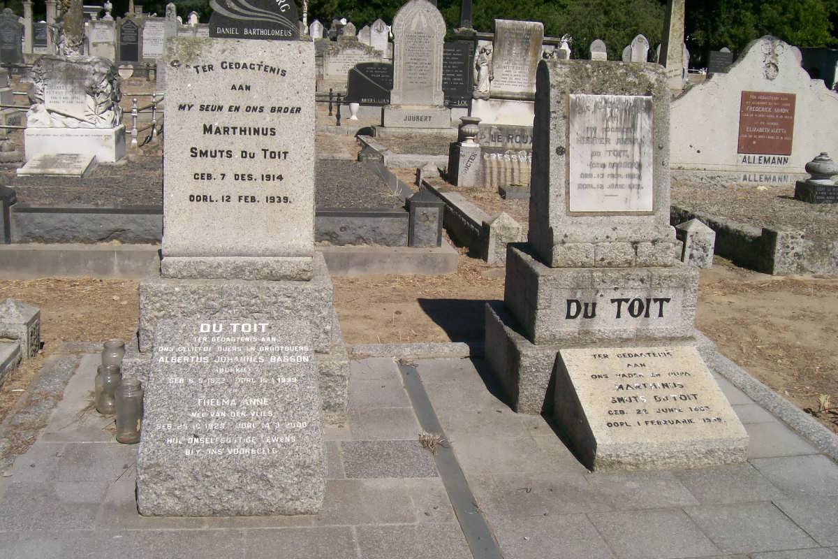 TOIT, du  :: VAN DER VLIES :: BASSON 
