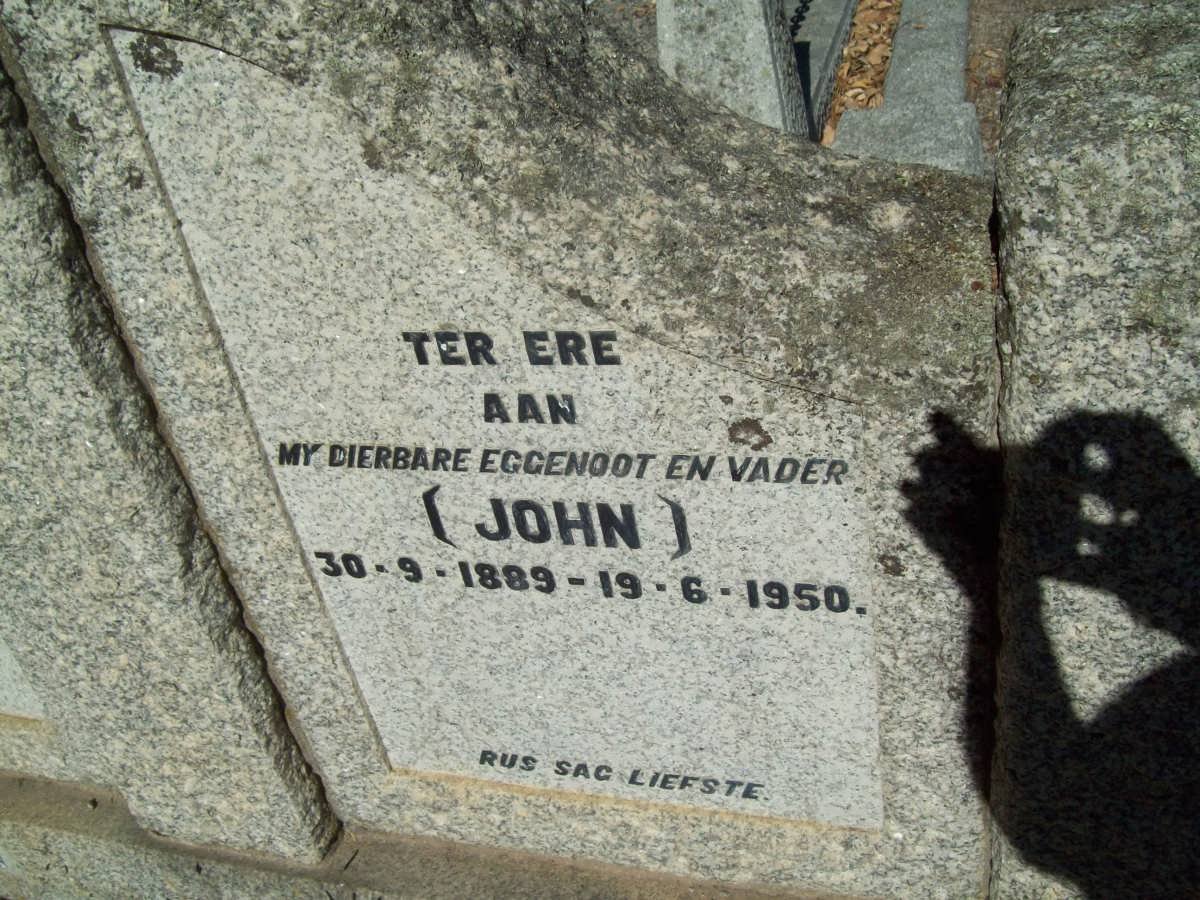 TREURNICH John 1889-1950