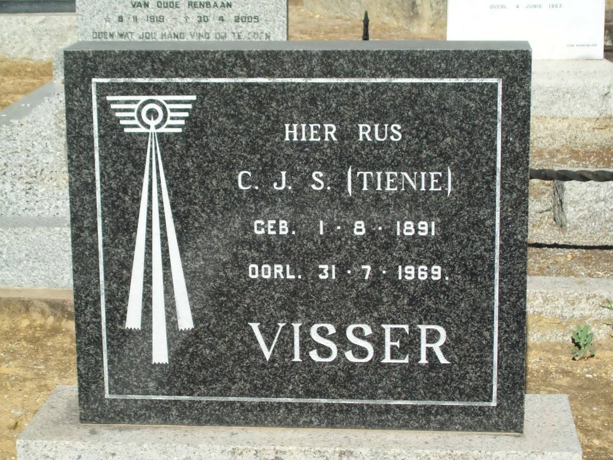 VISSER C.J.S. 1891-1969