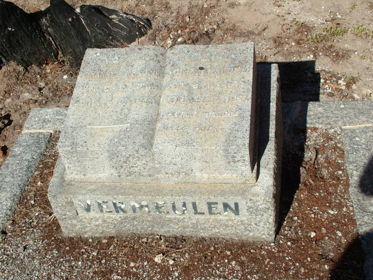VERMEULEN Johannes Hendrik 1860-1944 &amp; Maria E.M. 1877-1957