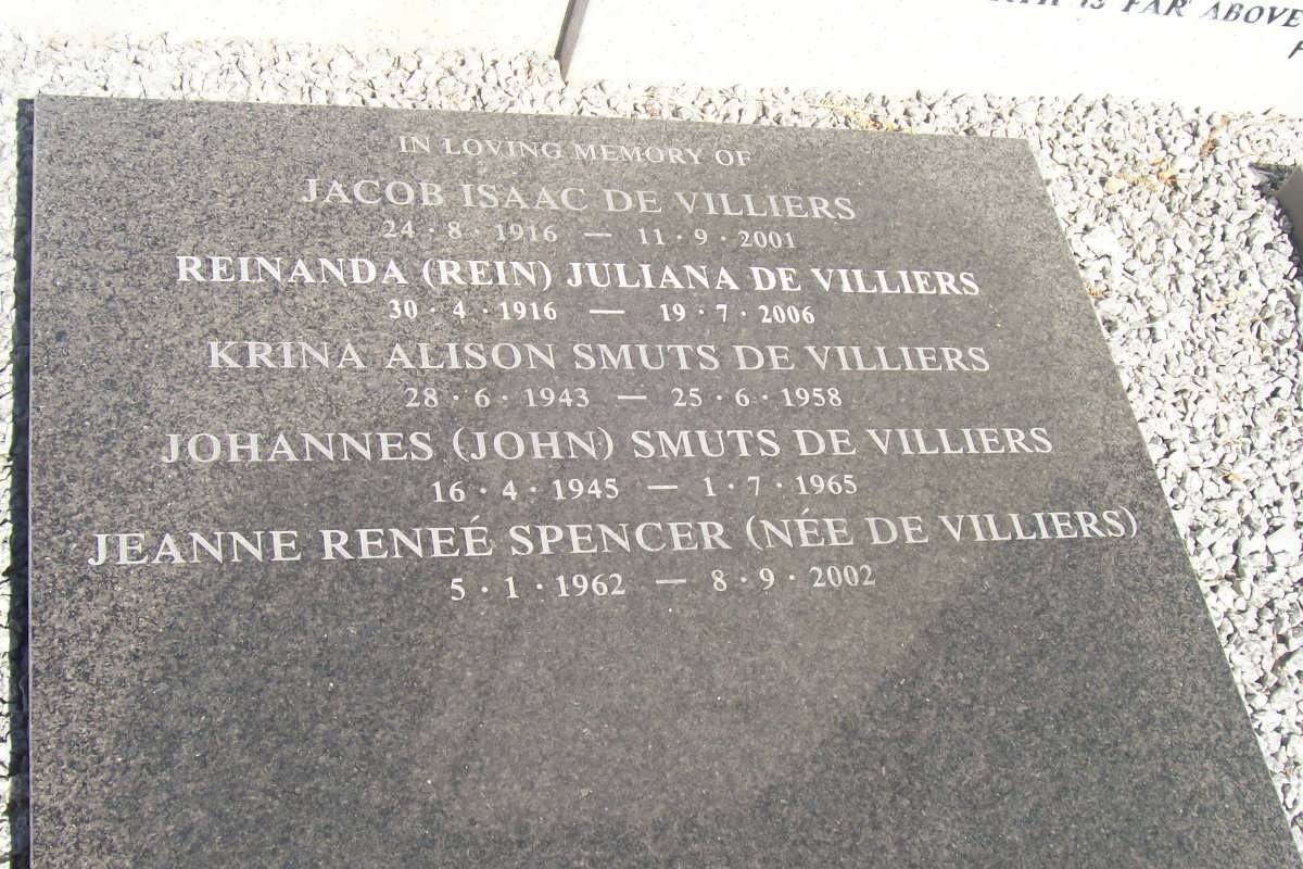 VILLIERS, de :: SPENCER