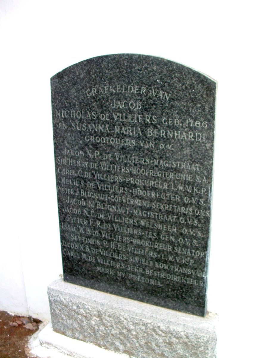 VILLIERS, de  GRAFKELDER