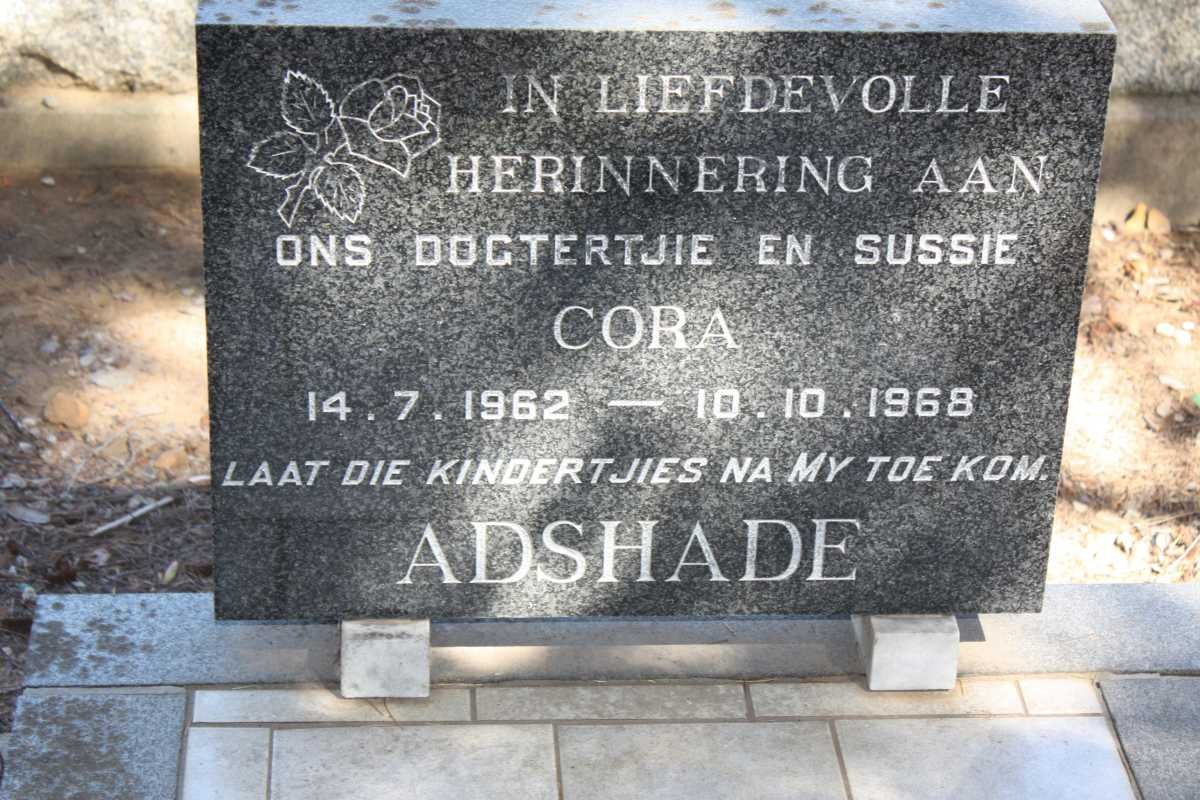 ADSHADE Cora 1962-1968